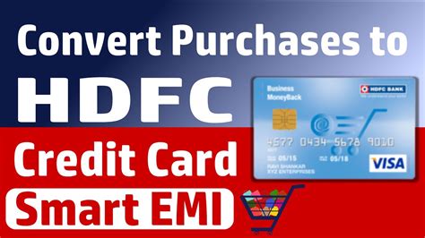 hdfc credit card not eligible for smart emi|convert hdfc credit card bill to emi.